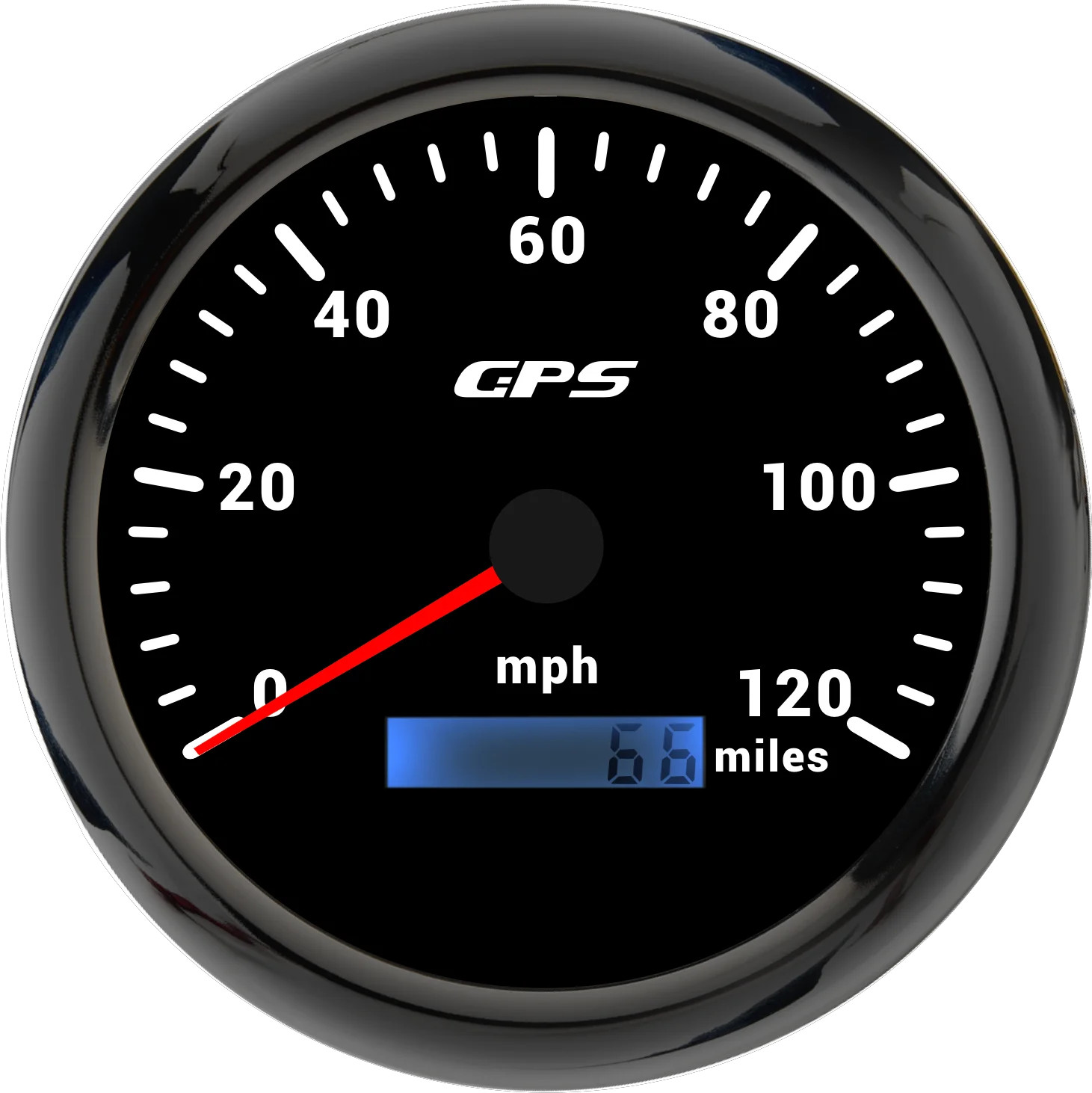 LED Universal 110MM GPS Speedometer 60/80/120/200KMH 80MPH Speed Gauge Meter