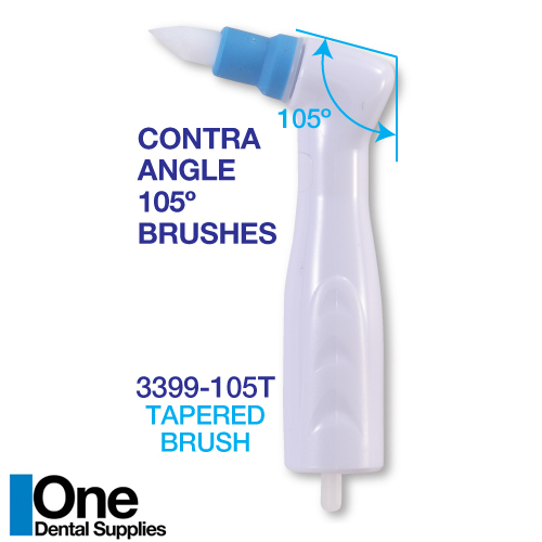 Dental Disposable Prophy Angles – Tapered Brushes 100 pcs