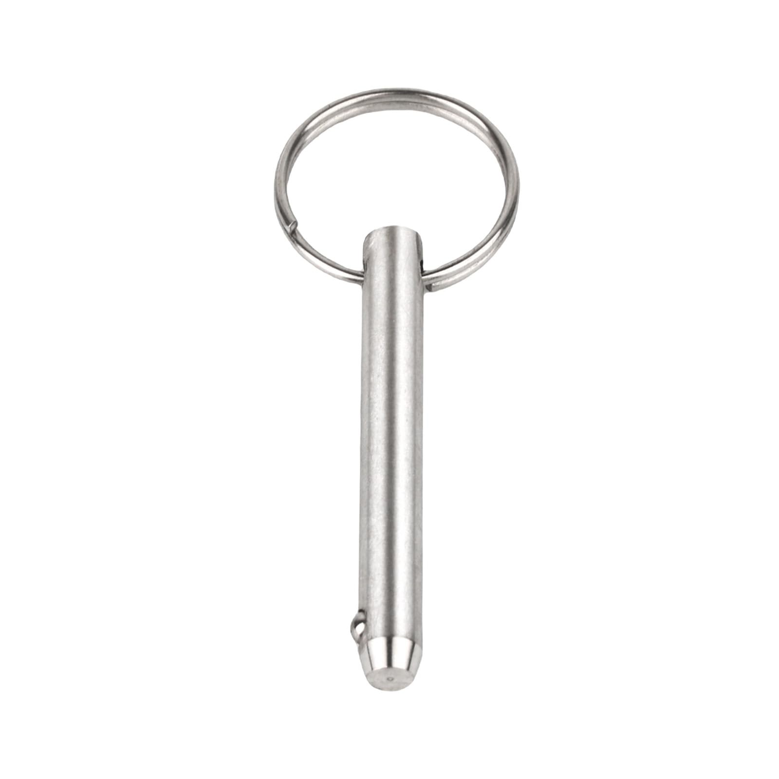 4 Pcs Quick Release Pin, Diameter 1/4″, Usable Length 1-1/2″, Overall Length …