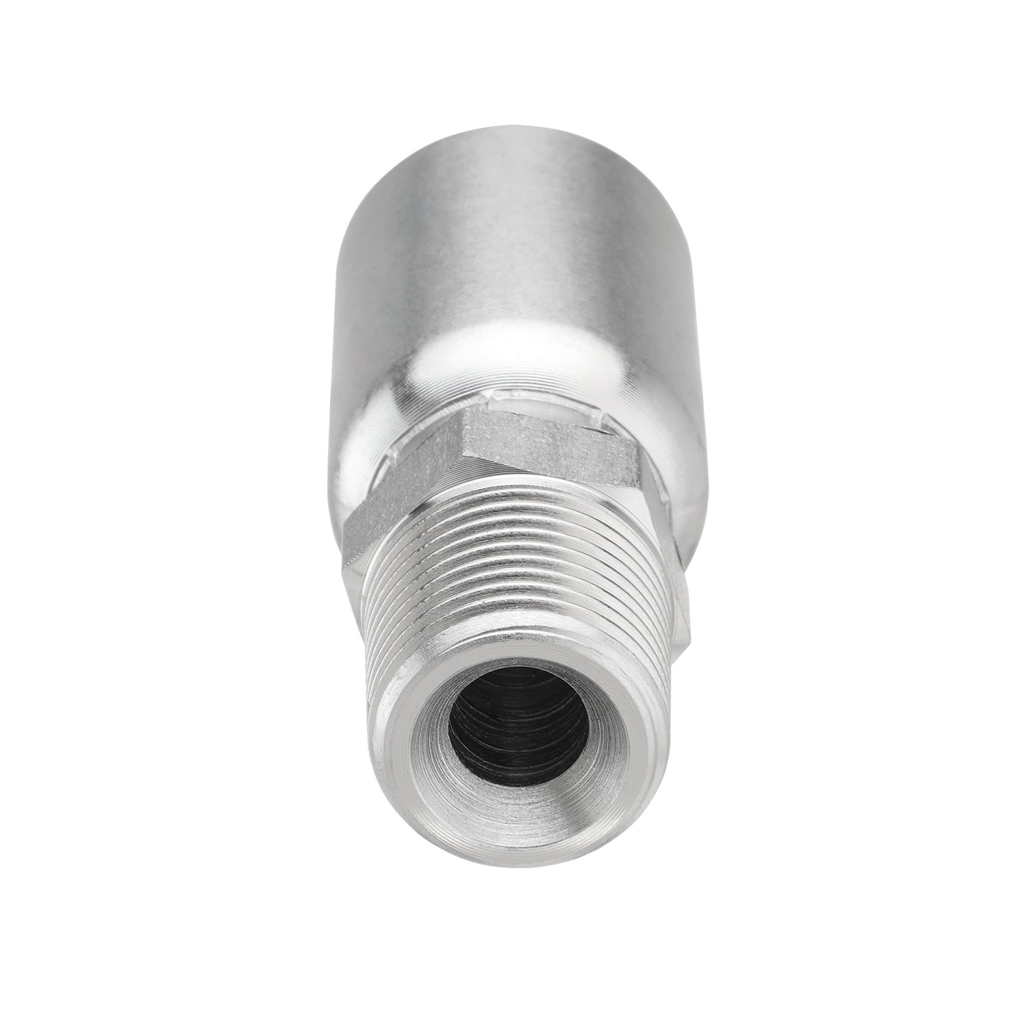12-Pack 1/2″ Hose x 1/2″ NPTF Male Pipe Thread Hydraulic Hose End Crimp Fittings