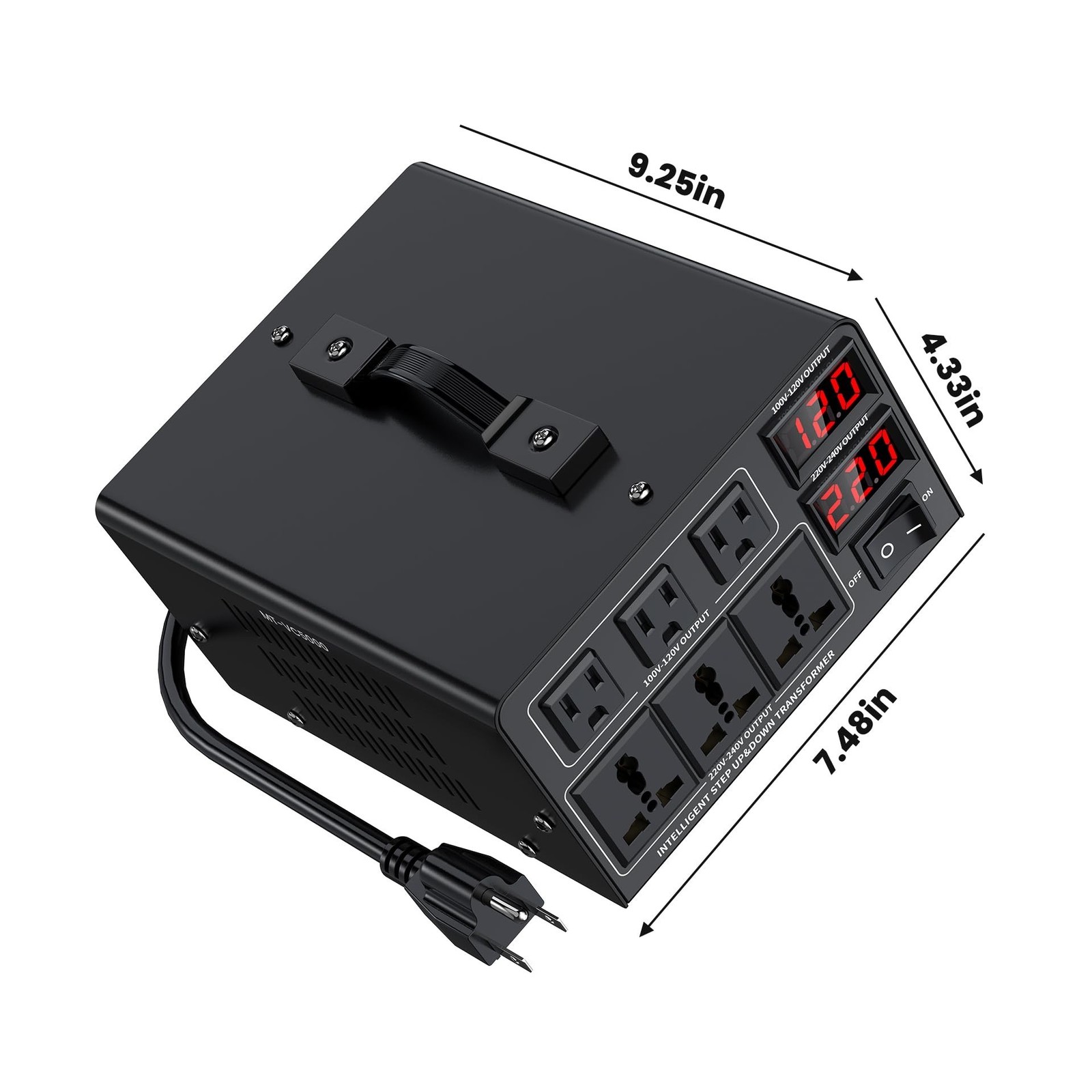 5000W Voltage Converter Transformer(110V to 220V or 220V to 110V) Step Up/Dow…