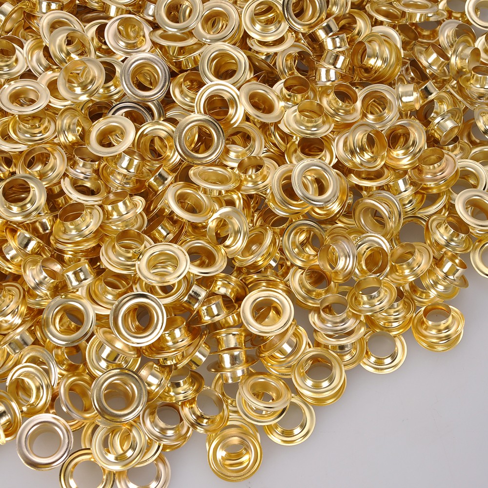 3/8” Size 2 Grommet & Washers Kit Leather Bags Poster Banner Eyelets 1000 Pack
