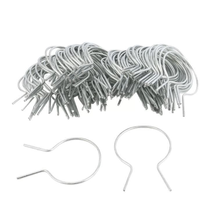 EZ Twist 3″ (2 7/8″ OD) x 9 Gauge Preformed Galvanized Steel Fence Ties – 100…