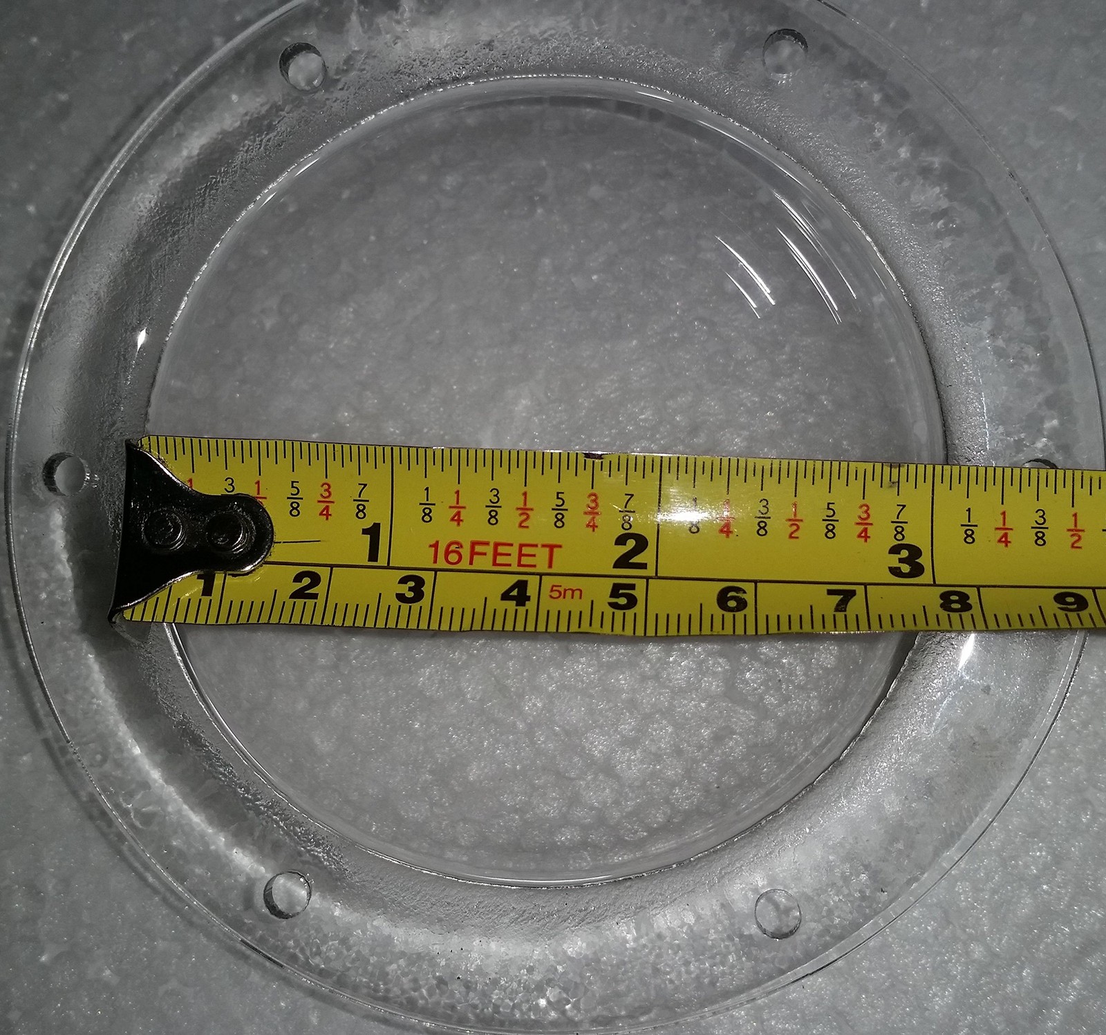 SupremeTech Acrylic Dome/Plastic Hemisphere – Clear – 3″ Diameter, 1/2″ Flange