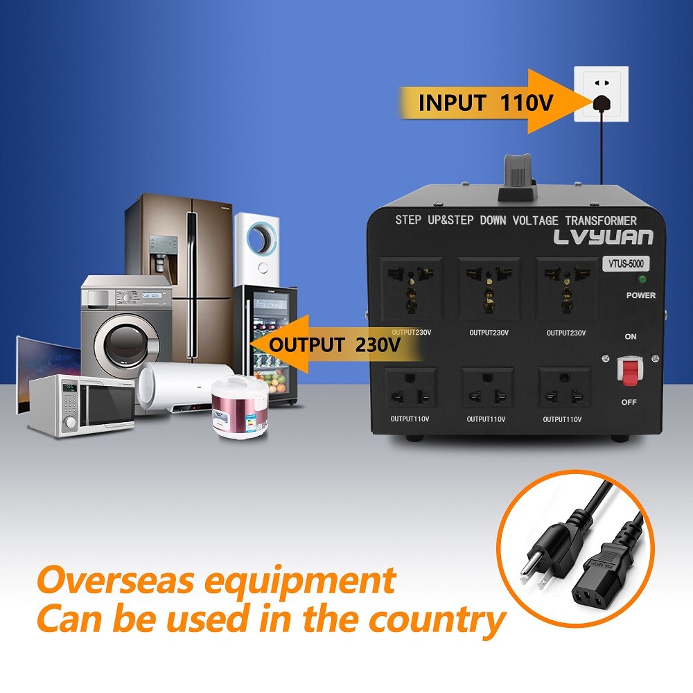 3000W 1500W 500W 800W Voltage Transformer Step Up/Down 110V⇄230V Converter Home