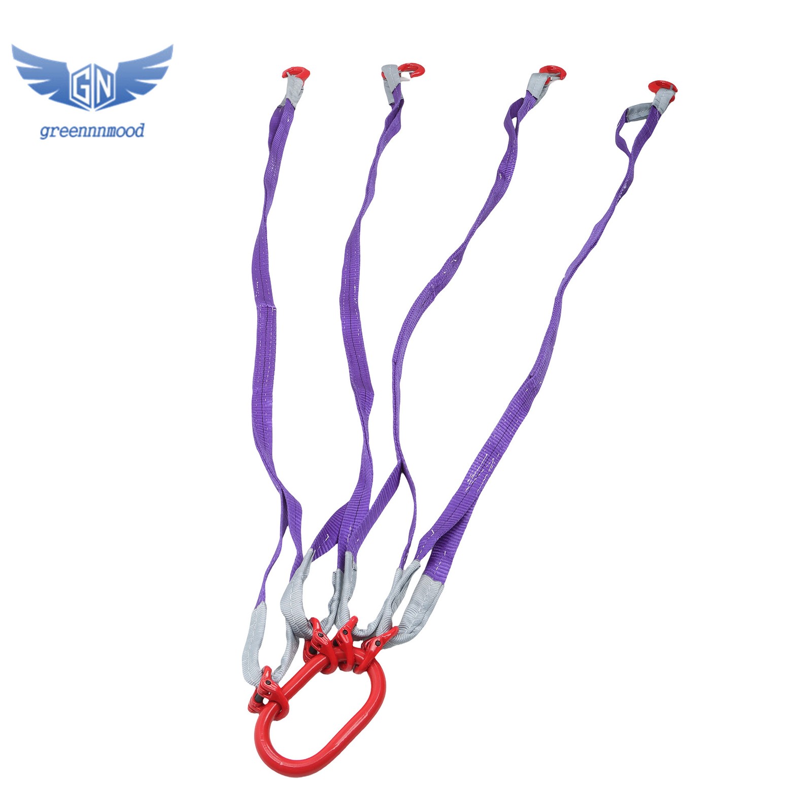 5ft 6610lbs Chain Sling for Lifting with G80 Alloy Steel Four Legs Grab Hook