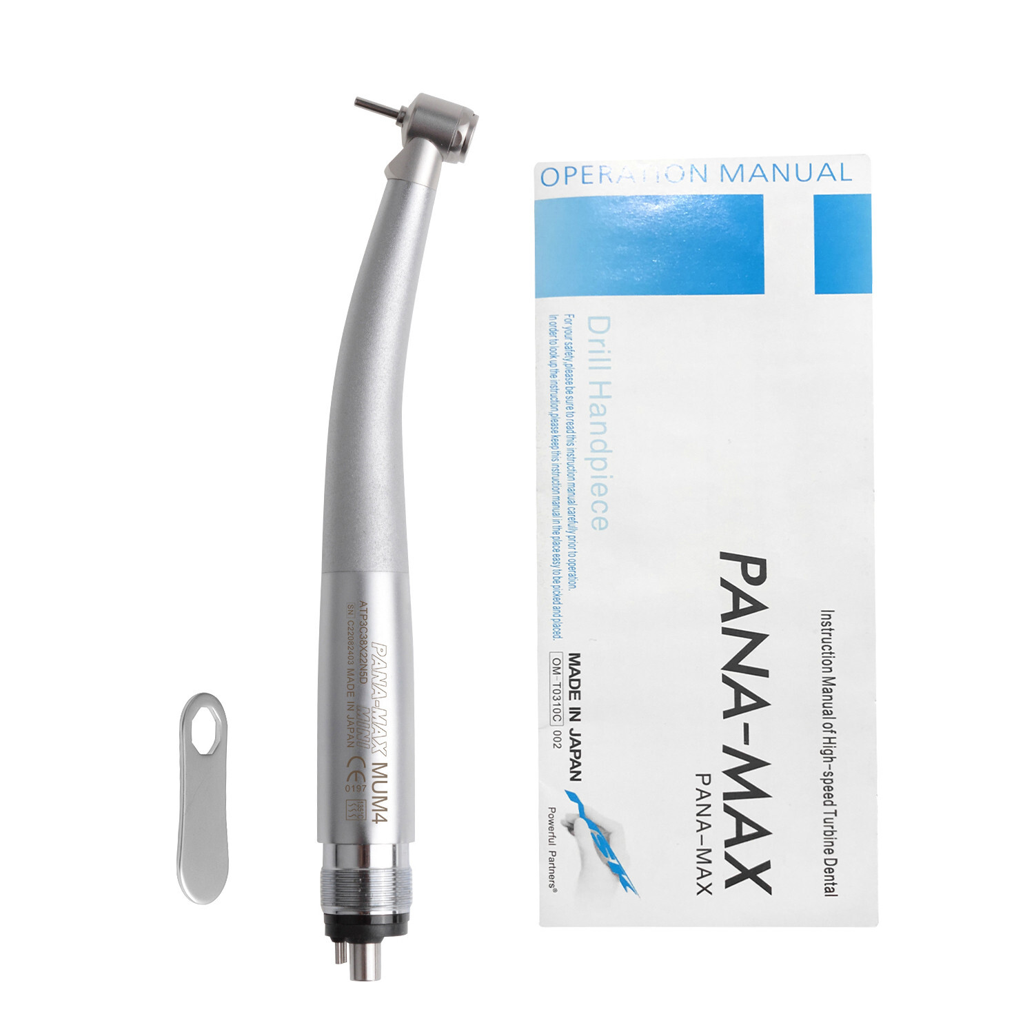 Dental LED High Speed Handpiece Mini Head Double LED Single Water Spray 4H US