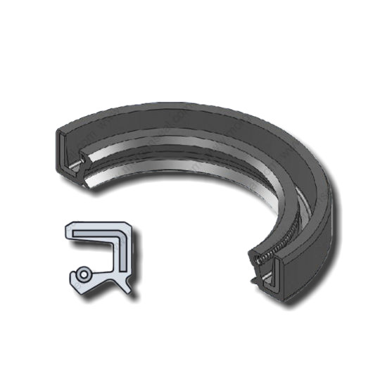EAI Oil Shaft Rotary Seal 1.250″x2.250″x0.250″ Double Lip 1 1/4″x2 1/4″x1/4″