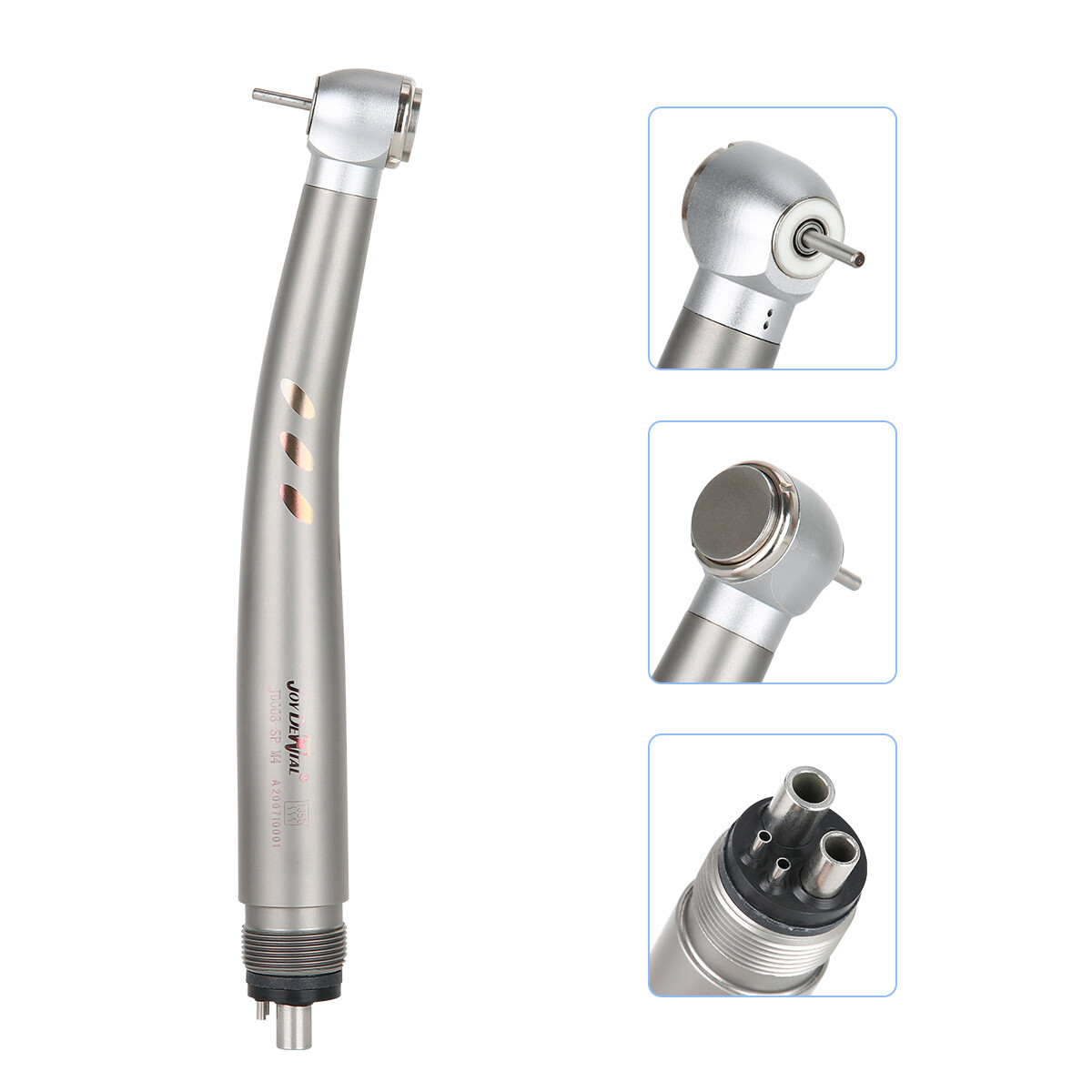 Joydental Dental E-generator Shadowless LED High Speed Ceramic Handpiece 4Hole