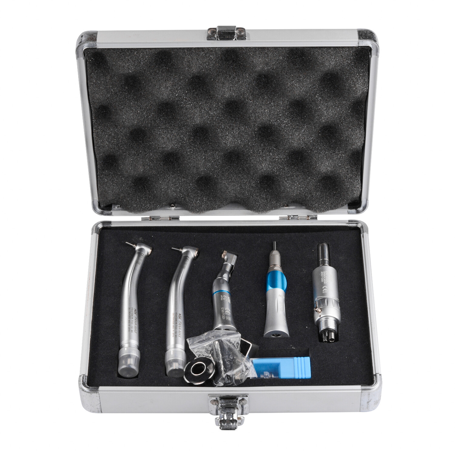 4H NSK Style Dental High Low Speed Handpiece Kit Wrench Type with Aluminum Box