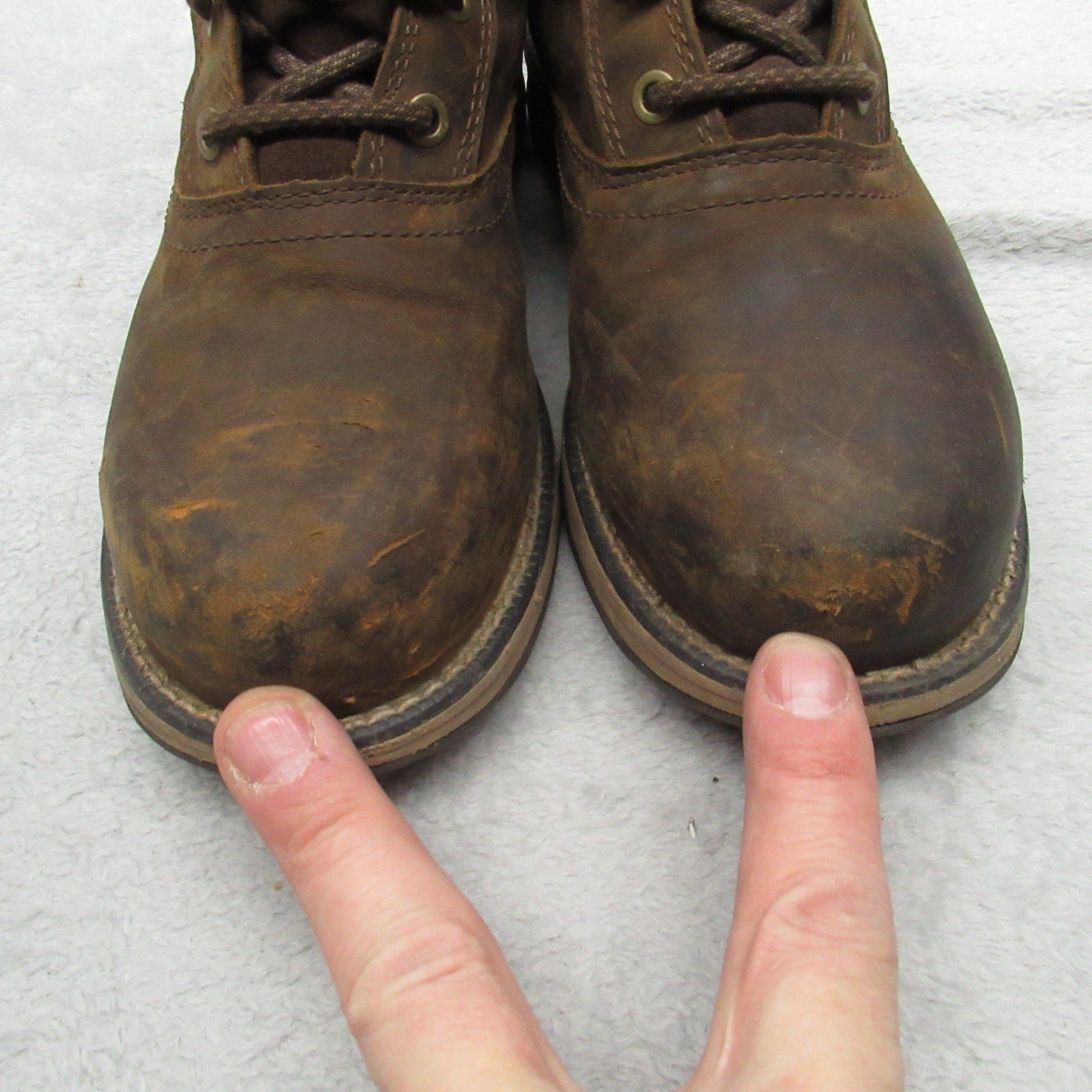 Ariat Anthem Womens Work Boots 6B Brown Leather Waterproof Composite Toe Vietnam