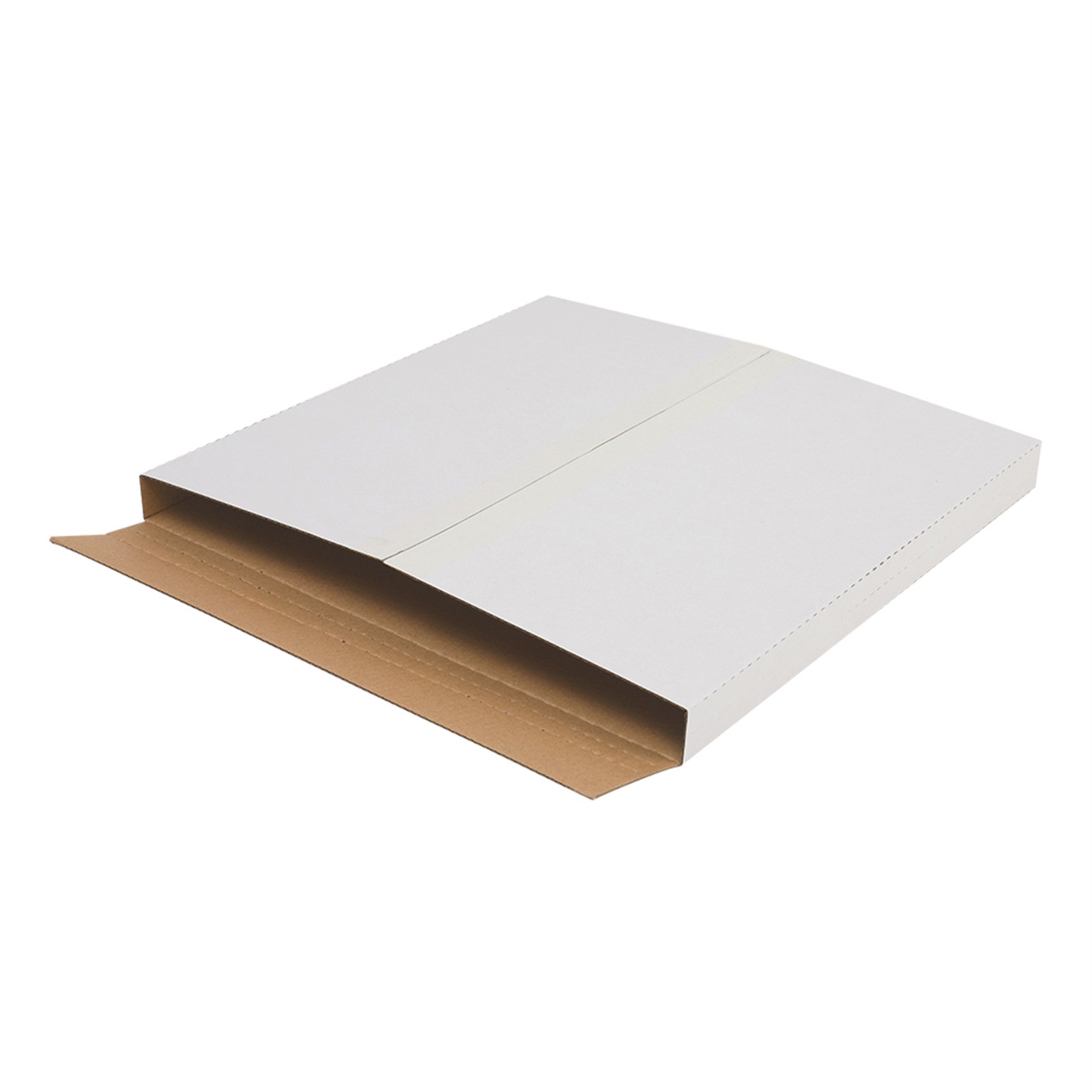 100 Pack Vinyl Record Mailers 12.5″ x 12.5″ x 1″ White Vinyl Record Shipping Box
