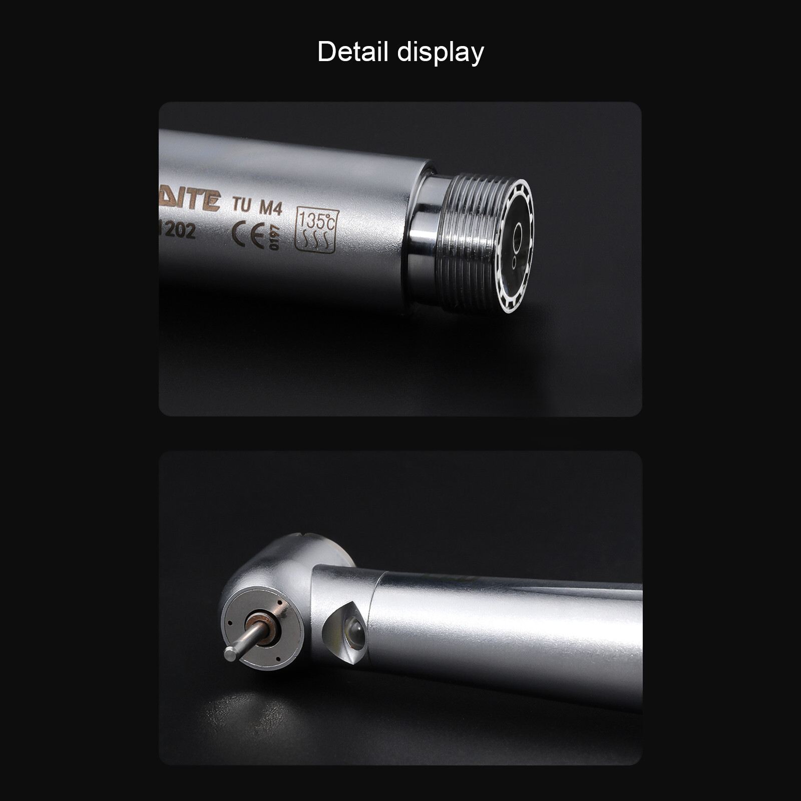 NSK Type Dental LED High Speed Handpiece Internal Triple Spray Push Button 2H US