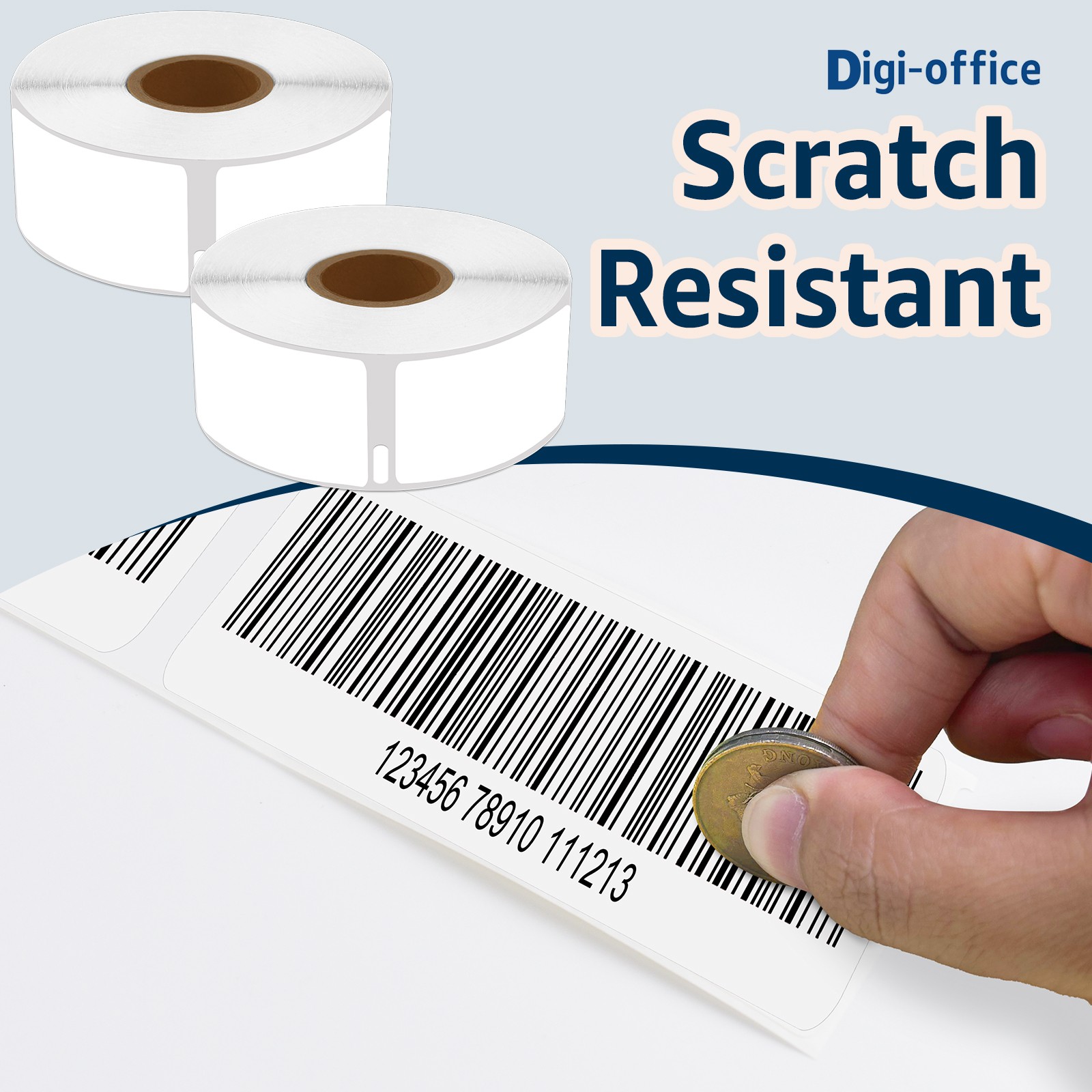 Multipurpose Labels Compatible For Dymo Labelwriter 30336 500/Roll 1” X 2 1/8”