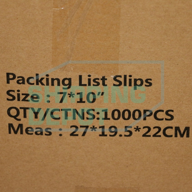 7×10 Clear Packing List Envelope Pouch Self Adhesive – Secure Seal