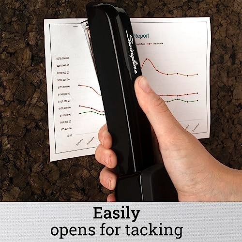 Desktop Stapler 30 Sheet Capacity All Metal Jam Resistant Antimicrobial Black
