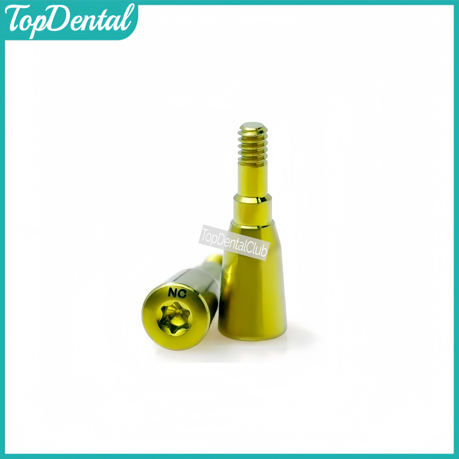 NC/RC Dental Healing Abutment Closure Cap Bone Level Titanium Fits ITI Straumann