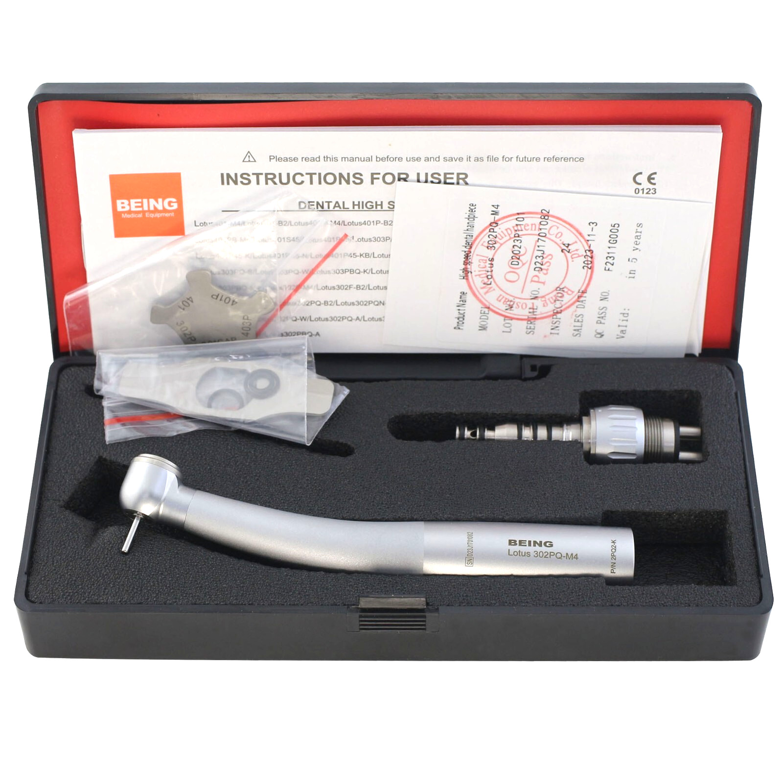 10pcs BEING Dental High Speed Handpiece & Coupling KaVo MULTIflex Midwest 4 Hole