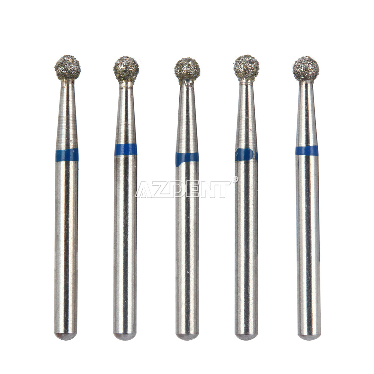 100 Types AZDENT Dental FG Diamond Burs Friction Grip for High Speed Handpiece