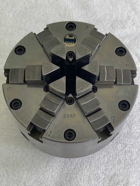 HARDINGE Taper Lock 6 Jaw Adjust True Buck Chuck 5″ diameter