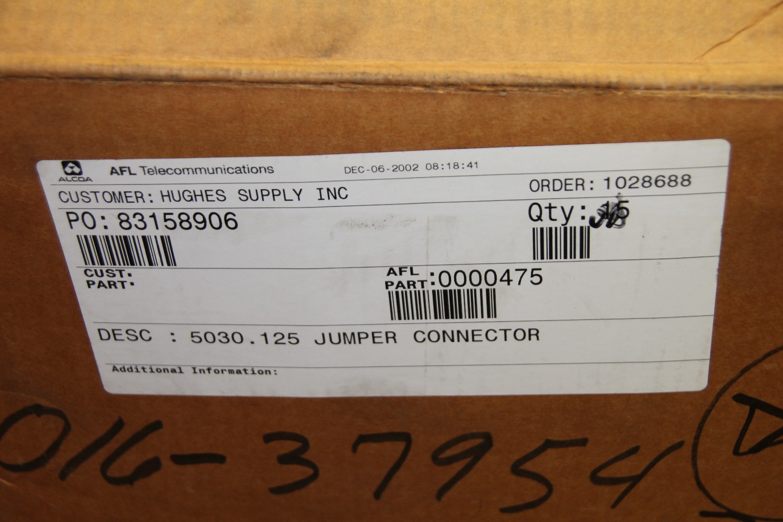Alcoa AFL 5030.125 Compression Connector Jumper