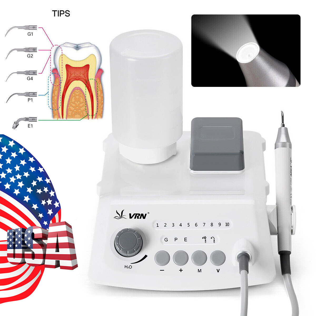 Dental Diode Laser System Wireless laser Pen soft tissue Perio Endo Medical 650