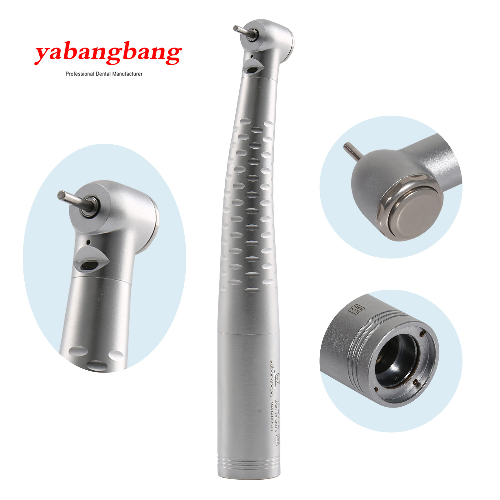 Standard Head Dental Fiber Optic LED Turbine Handpiece fit KAV Coupler YABANG
