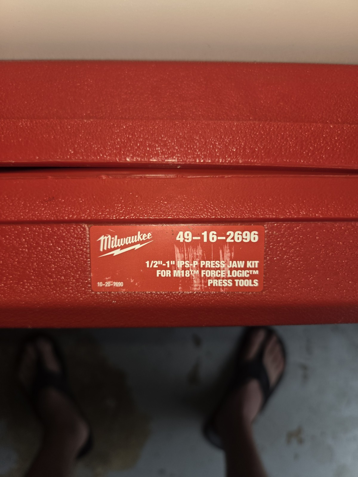 Milwaukee M18 1/2 in.-1 in. Black Iron Press Tool Kit (Case Only)49-16-2696