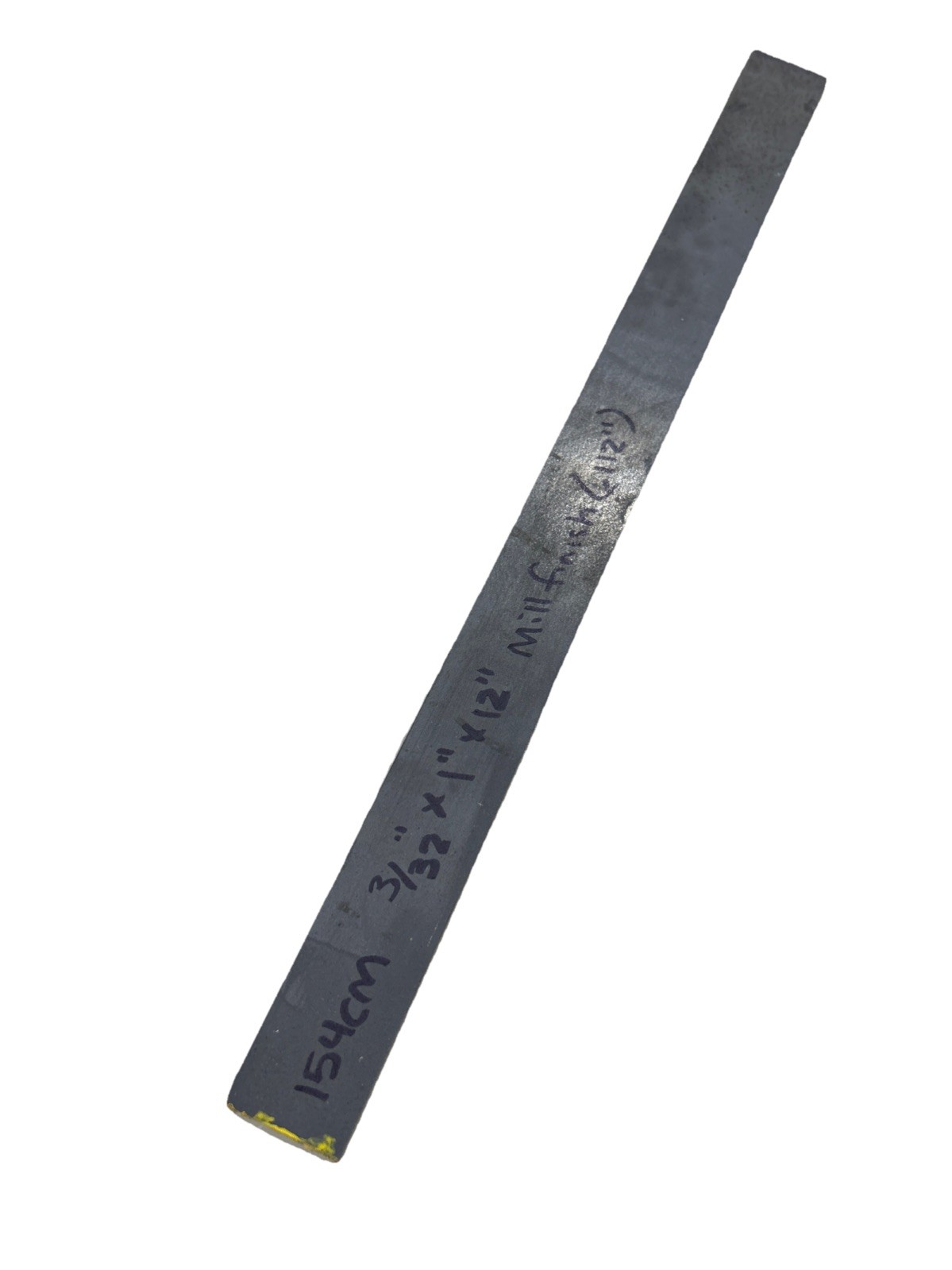 154CM Stainless Steel 3/32″ x 1″ x 12″ Knife Making Mill Finish Made In USA