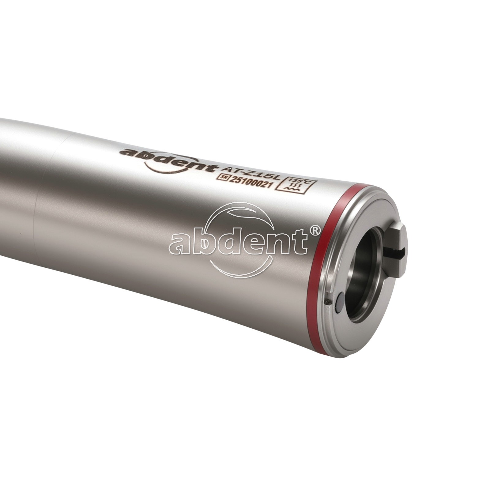 AbDent 1:5 Electric Fiber Optic LED Contra Angle Handpiece Red Ring USPS