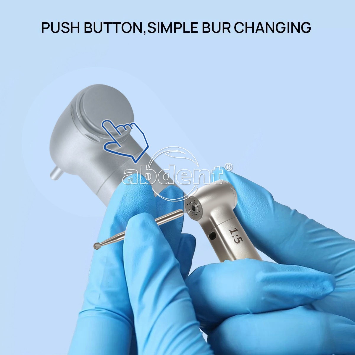 1:5 Increasing Contra Angle Fiber Optic Handpiece for Electric Motor AbDent PR