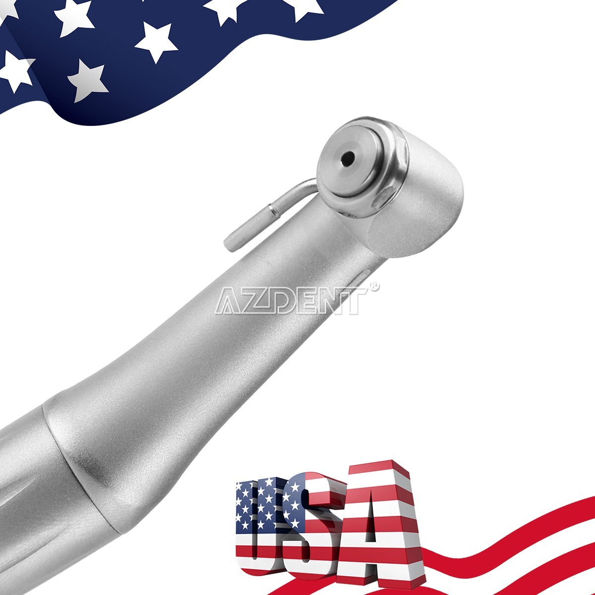 AZDENT Dental LED/ Implant 20:1 Contra Angle Push Button Surgical Handpiece