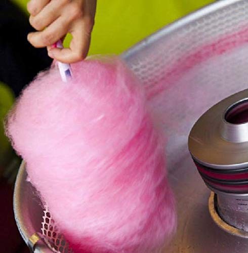 Concession Essentials Cotton Candy Cones- Pack of 100ct Cotton Candy Cones. Whit