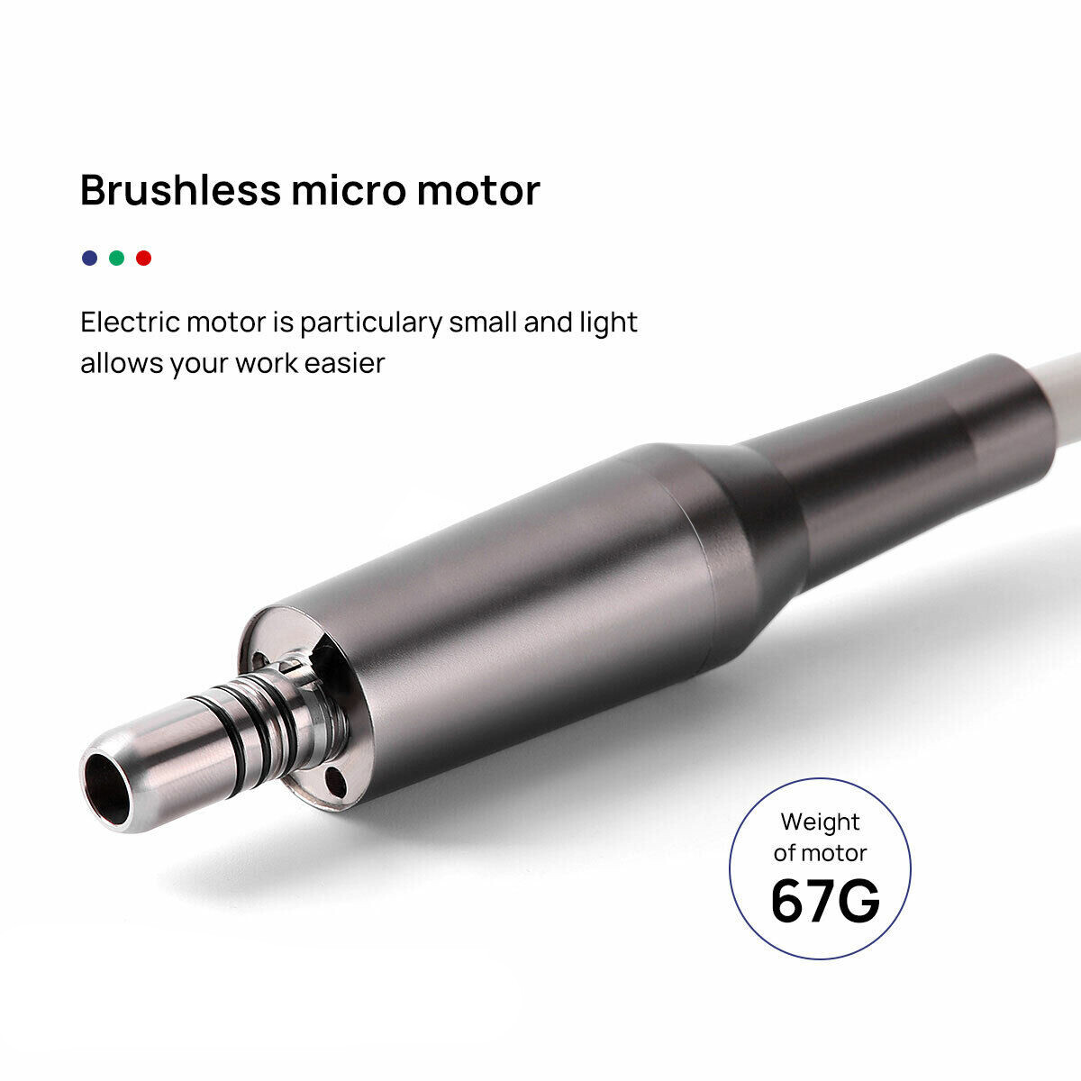 NSK Style Dental Brushless LED Electric Micro Motor/1:5 Increasing Handpiece