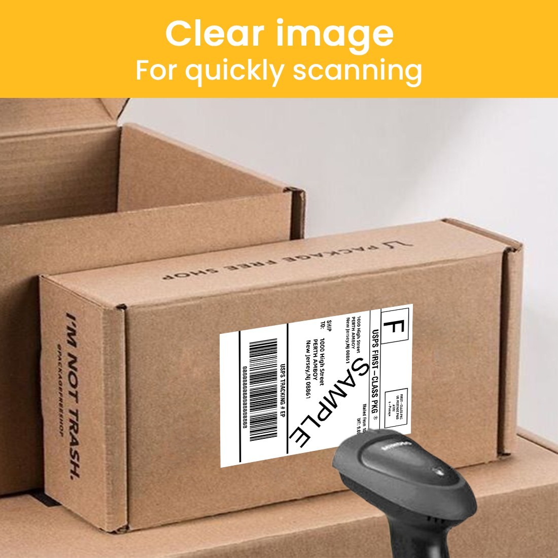Thermal Labels for 4″ x 6″ Shipping Label Printer 500pcs/Stack