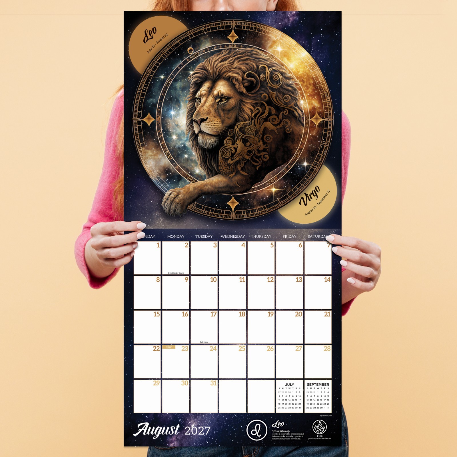 2027 Astrology Wall Calendar