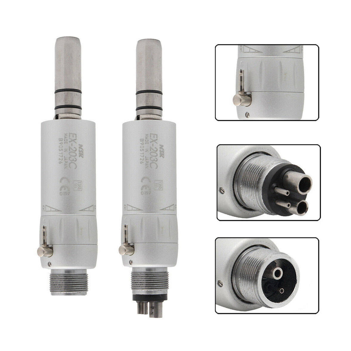NSK Style Dental Slow Low Speed E-type Air Motor Micromotor Handpiece EX-203C CE
