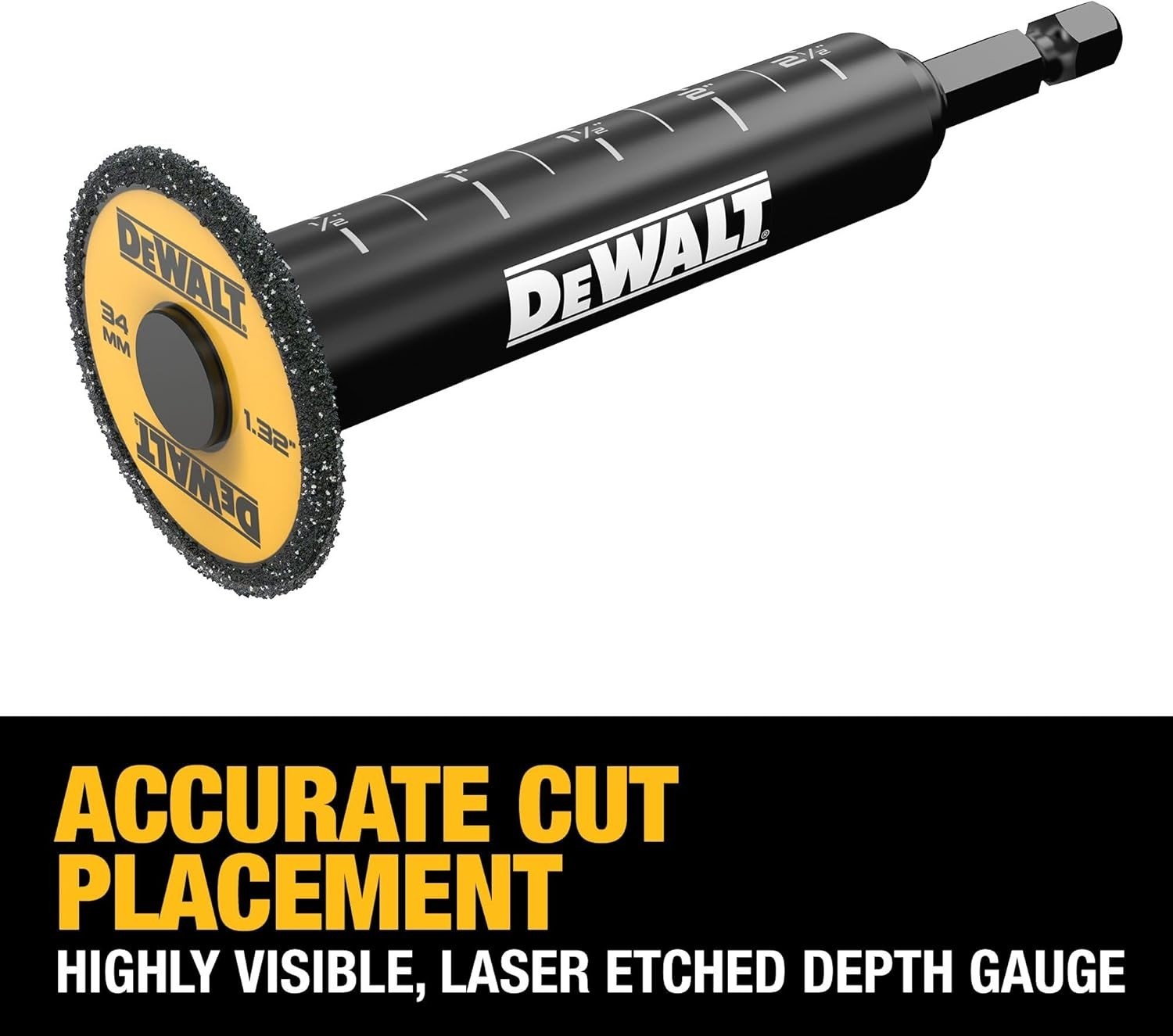 DEWALT Impact Connect Pipe Cutter, PVC Cutter, Diamond Grit Cutting Wheel