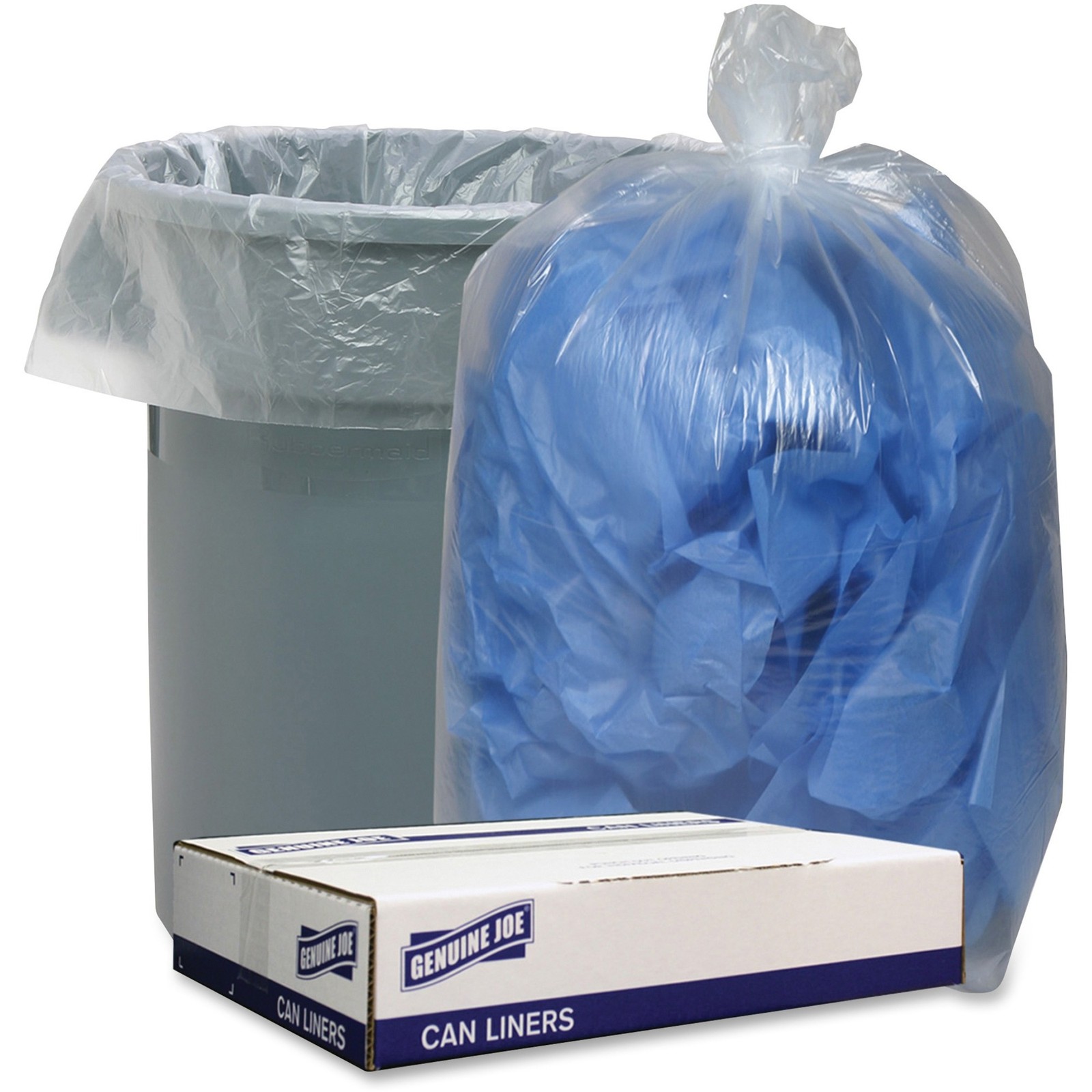 Genuine Joe GJO29130 Clear Low Density Liners 40″x46″ 1.4mil