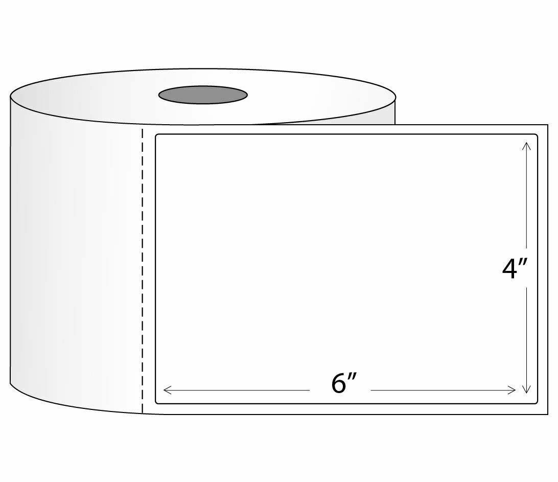 40 Rolls Direct Thermal Labels 4×6 250/Roll Labels For Zebra 2844 Eltron ZP450
