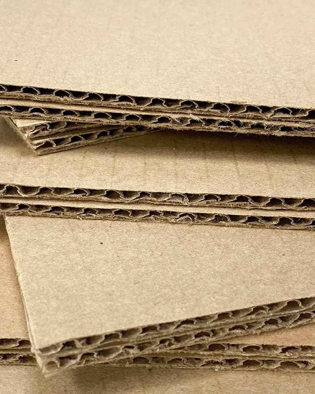 25 5×7 Cardboard Corrugated Pads Inserts Filler Sheet 5 x 7