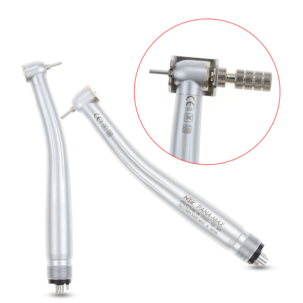 4H NSK Style Dental High Low Speed Handpiece Kit Wrench Type with Aluminum Box