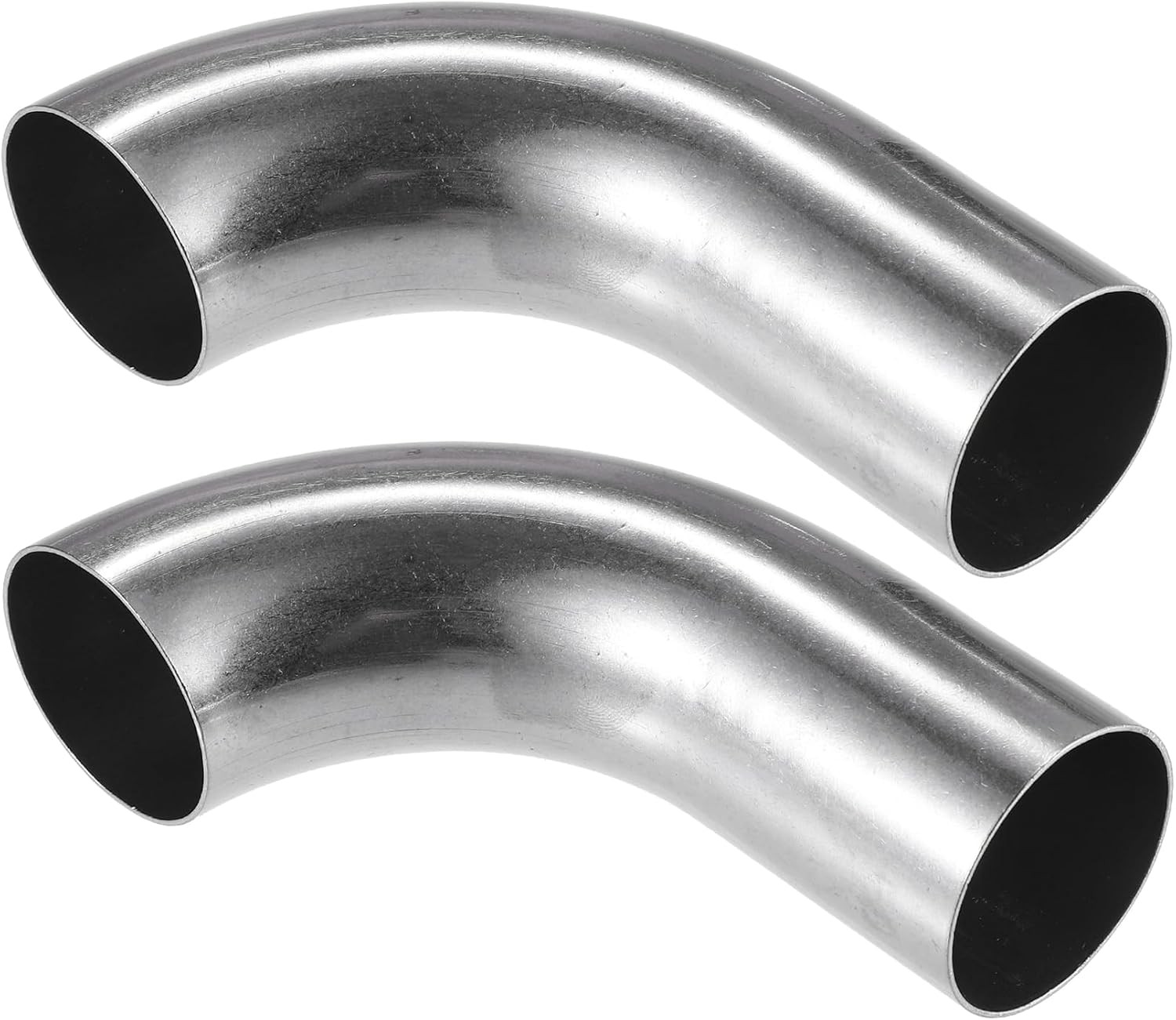 2 Pcs Bend Elbow Pipe Tube, 1.5″ OD 4.72″ 2.95″ Leg 90 Degree DIY Exhaust Pipe I