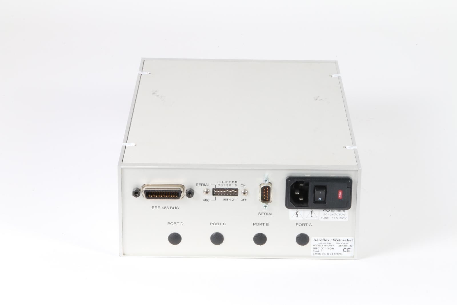 Aeroflex / Weinschel 8310 Series Programmable Attenuator 1-Ch 18GHz 70dB/10dB