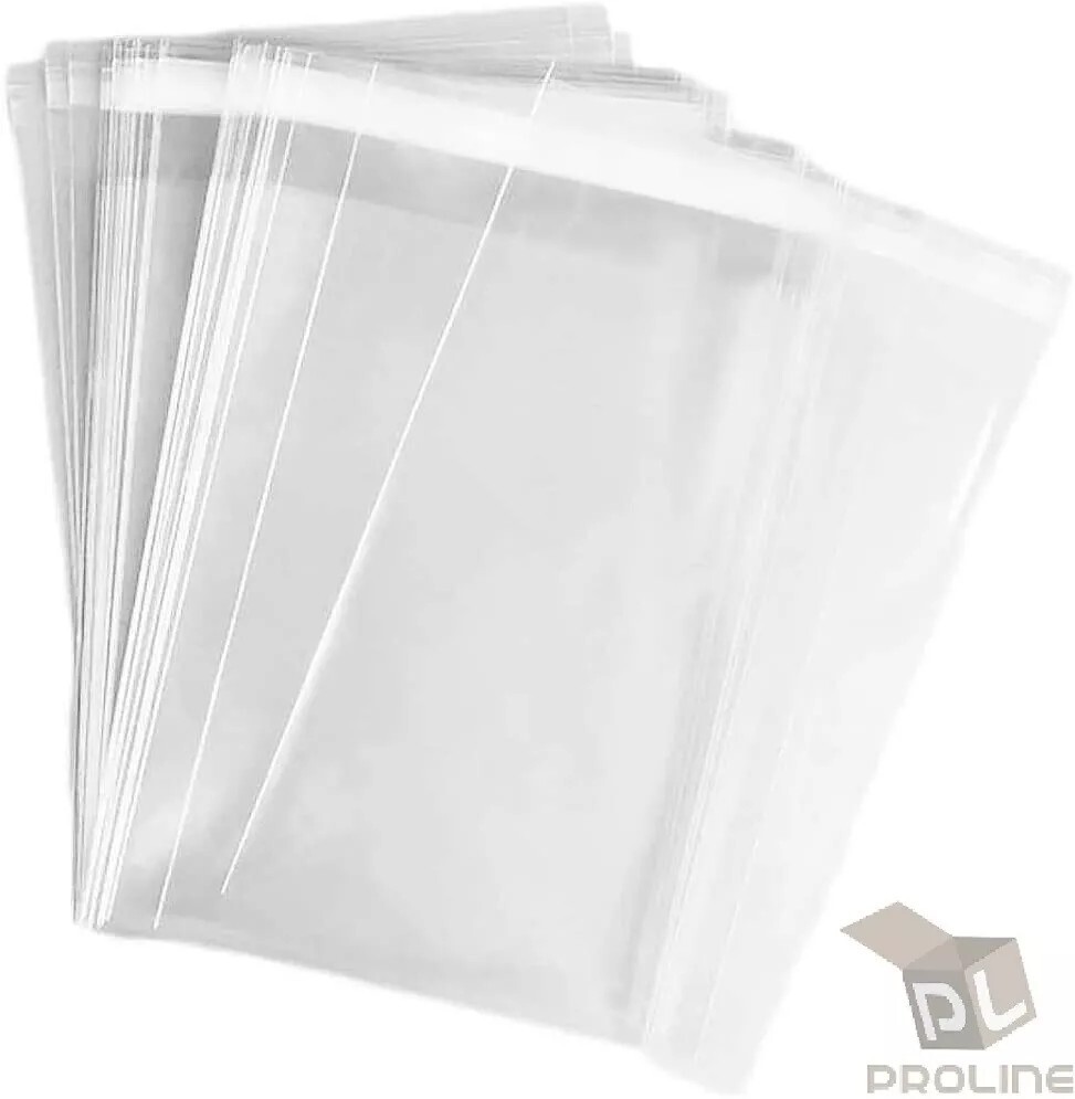 500 6×9 Clear Resealable 1.5 Mil Plastic OPP Self Adhesive Cello Cellophane Bags
