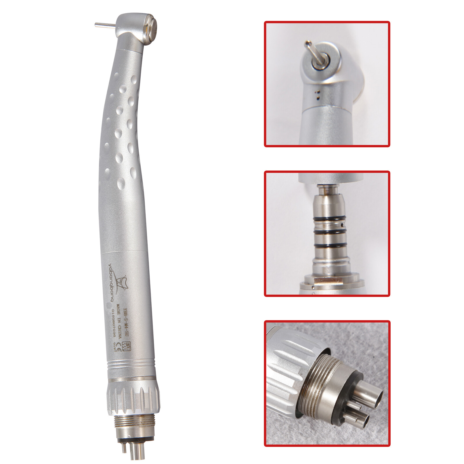 1-10pc Dental High Speed Handpiece + 4 Hole Quick Coupler Swivel GB4