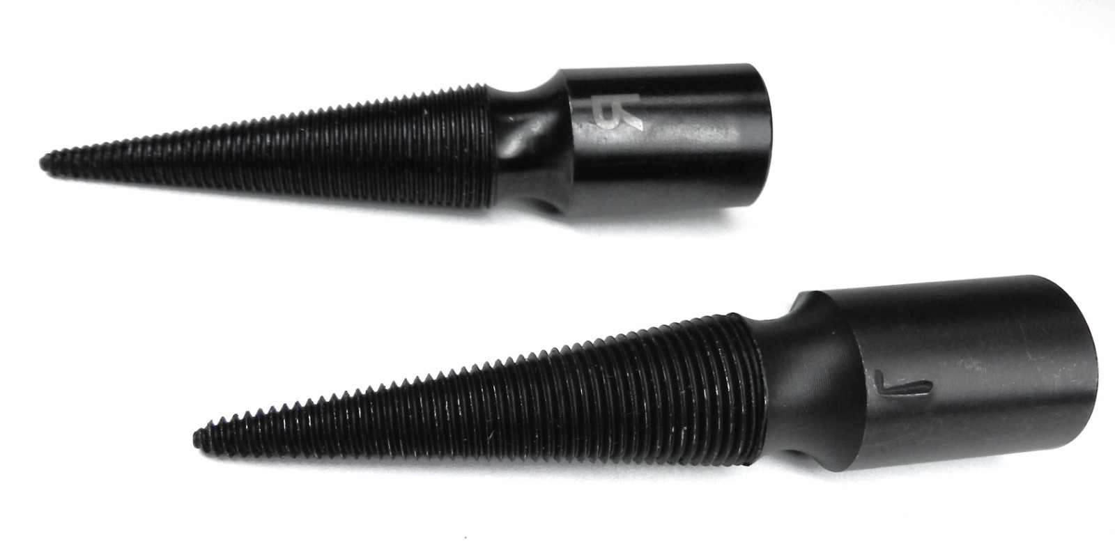 Baldor Lathe Motor Spindle Set Right & Left 3/8″ Arbor Friction Grip 3-1/2″ L