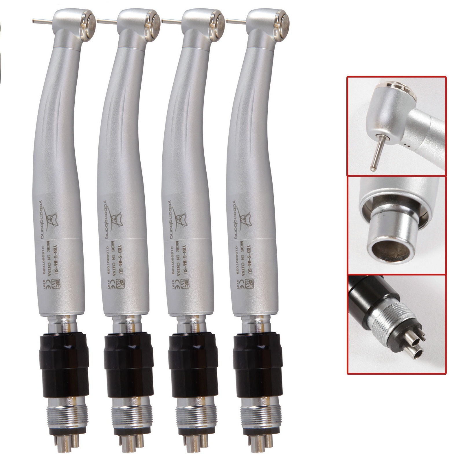 10X NSK Style Dental High Speed Handpiece Standard Head w/ Quick Coupler 4 H US