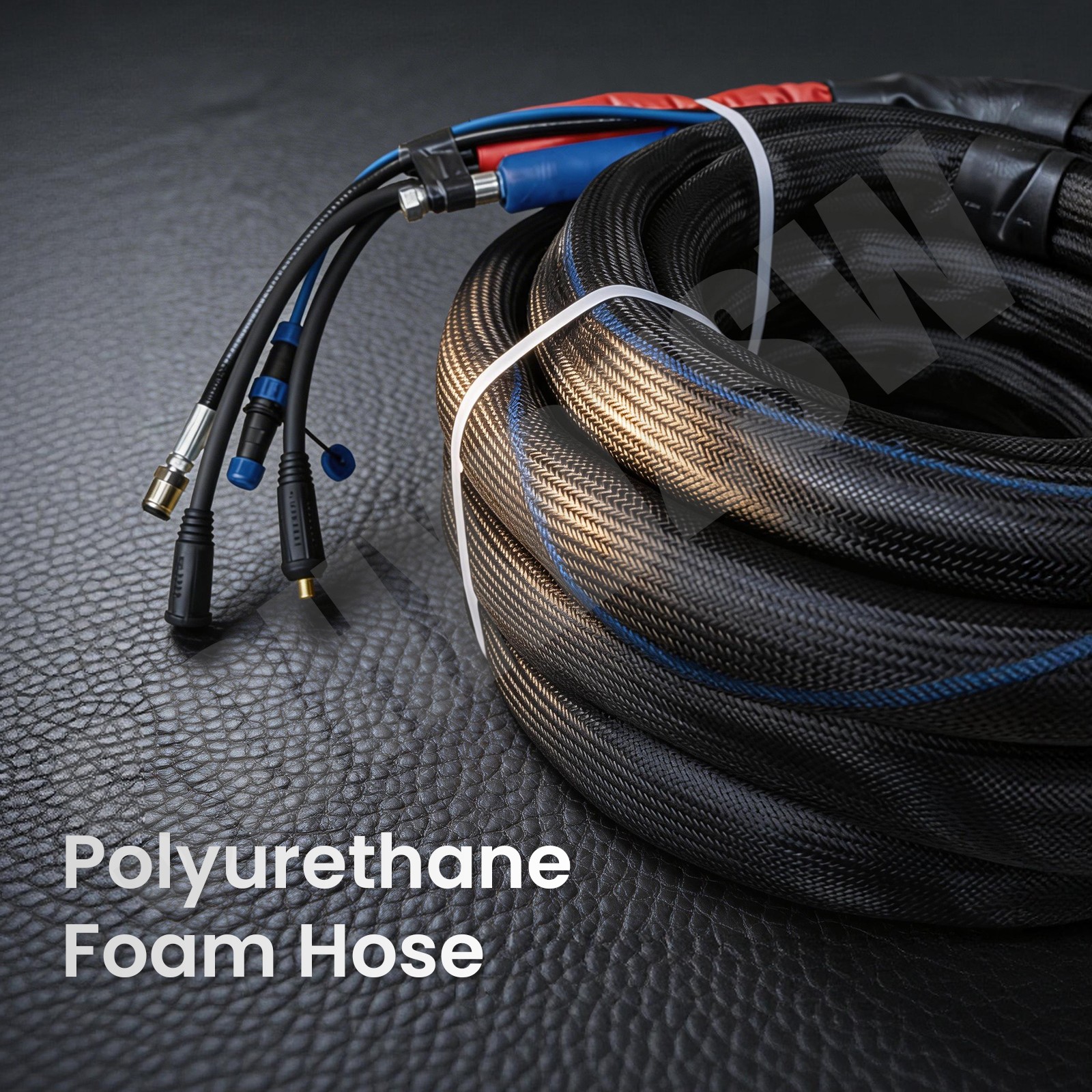 15M Heavy-Duty Heated Hose for Spray Foam Polyurea Applications