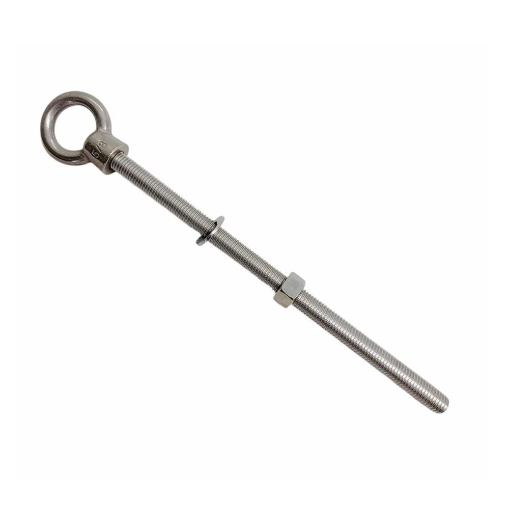 Marine Grade T316 Stainless Shoulder Eye Bolt 5/8″ x 12″, 3,200 lb WLL